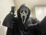 Costume Faucheuse Réaliste — client portant le costume, Halloween Mazzed