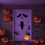 Stickers Porte & Fenêtre Halloween Mazzed, planche complète avec plusieurs motifs