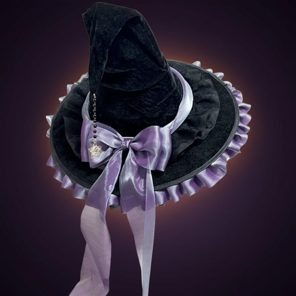 Chapeau de Sorcière — présentation en situation réelle, décoration/accessoire Halloween Mazzed
