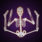 Squelette Phosphorescent — mise en situation, décoration/accessoire Halloween Mazzed