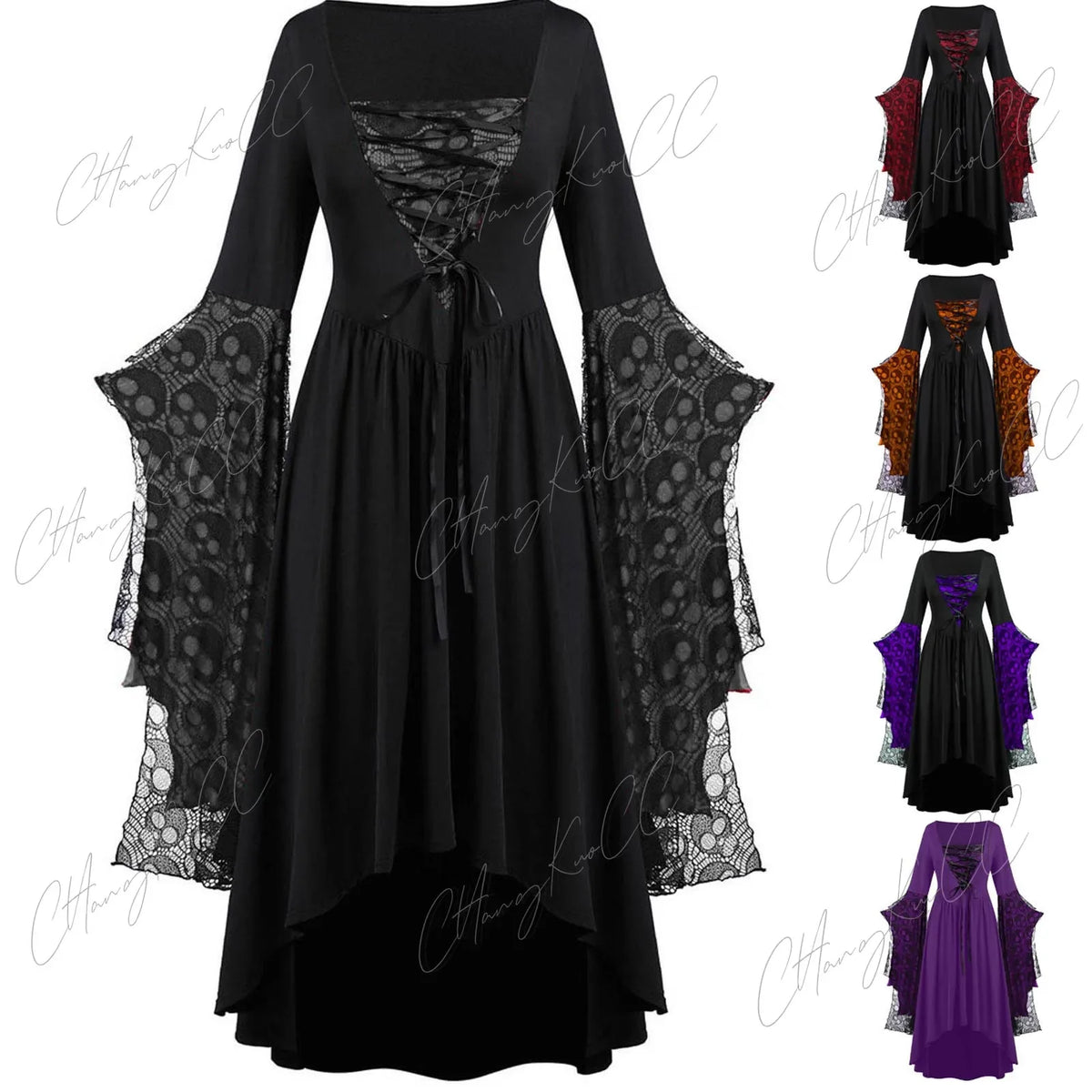 Robe Gothique Sorcière & Vampire