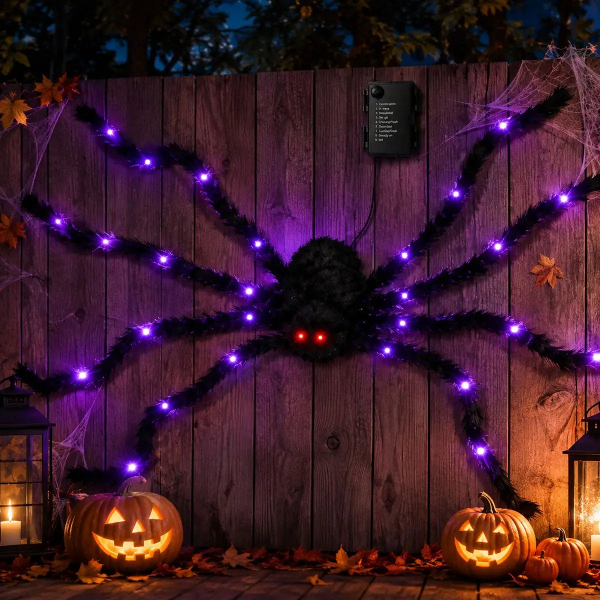 Araignée Géante Lumineuse LED