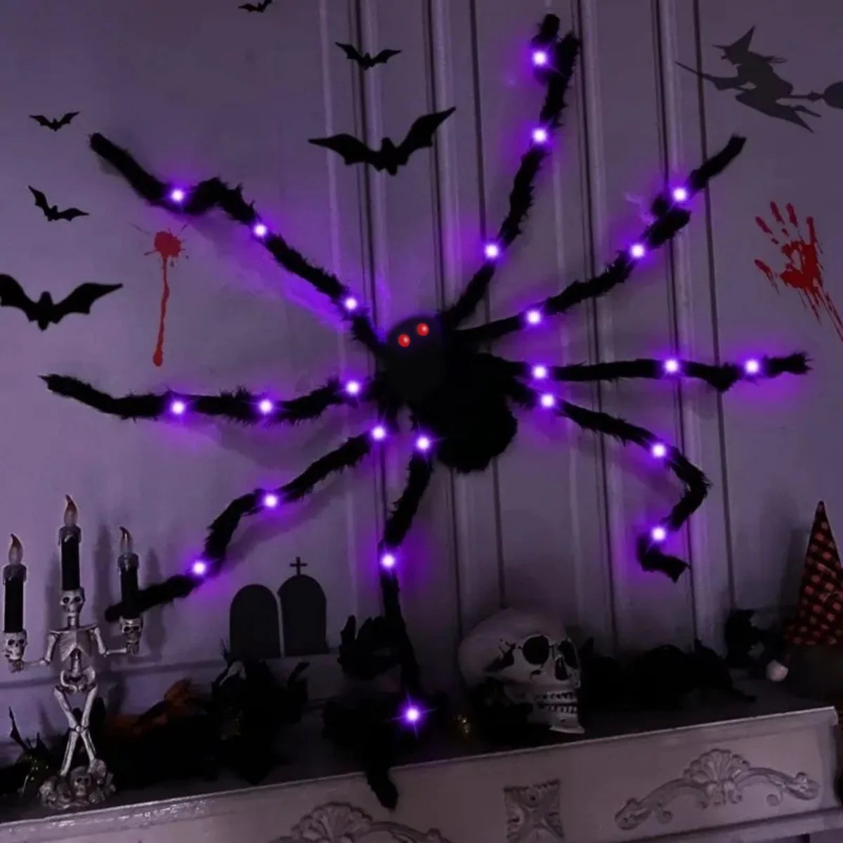 Araignée Géante Lumineuse LED