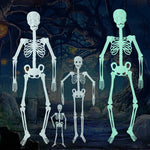 Squelette Phosphorescent — vue de détail, décoration/accessoire Halloween Mazzed